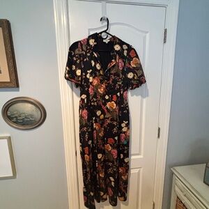 Tuckernuck Black Floral Maxi Dress